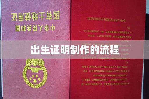 吉安出生证明制作的流程