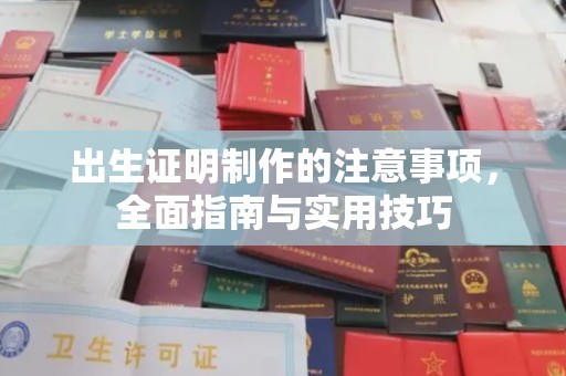 吉安出生证明制作的注意事项，全面指南与实用技巧