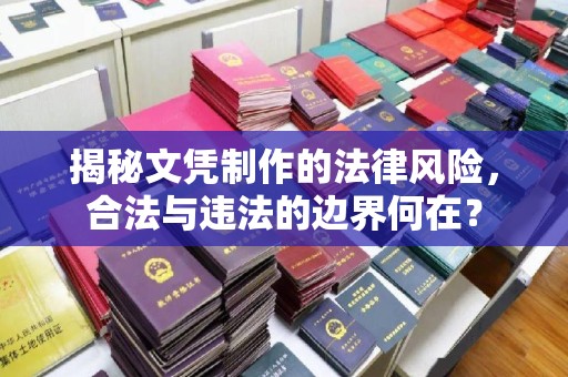 吉安揭秘文凭制作的法律风险，合法与违法的边界何在？